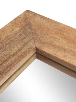 Specchio Quadrato Da Parete In Legno Di Mango Indigo