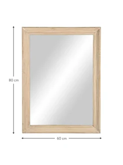 Specchio Rettangolare Da Parete Con Cornice In Legno Tiziano