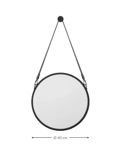 Specchio Rotondo Da Parete Con Cinghia Per Appenderlo Liz