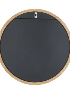 Specchio Rotondo Da Parete Con Cornice In Legno Di Quercia Marrone Avery