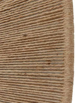 Specchio Rotondo Da Parete Con Cornice In Corda Beige Citra