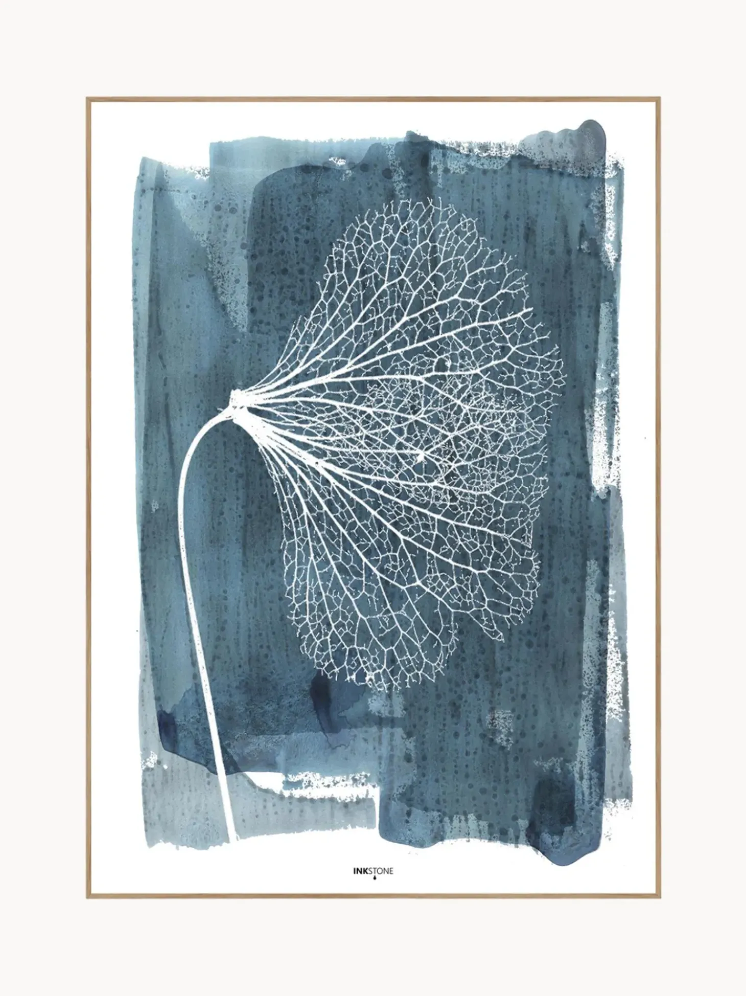 Stampa Digitale Incorniciata White Ginko