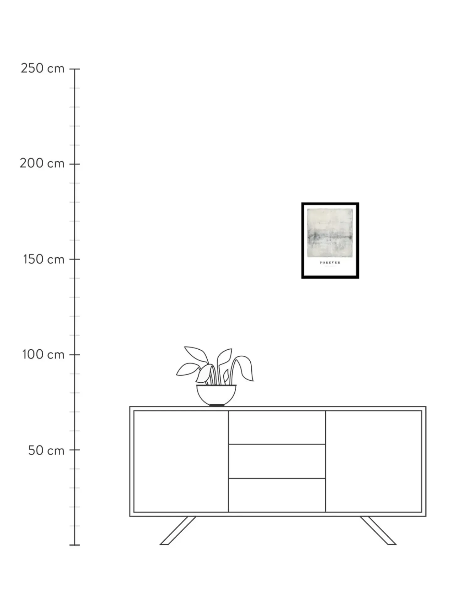 Stampa Digitale Incorniciata Forever