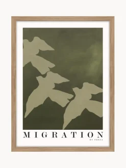 Stampa Digitale Incorniciata Migration