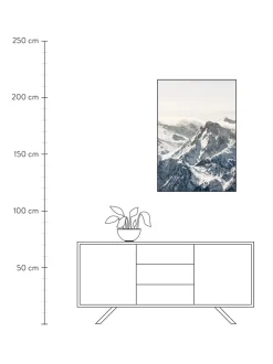 Stampa Digitale Incorniciata White Mountain