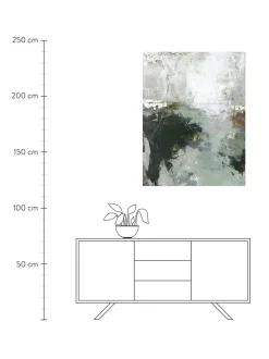 Stampa Su Tela Dipinta A Mano Freja Green Gate