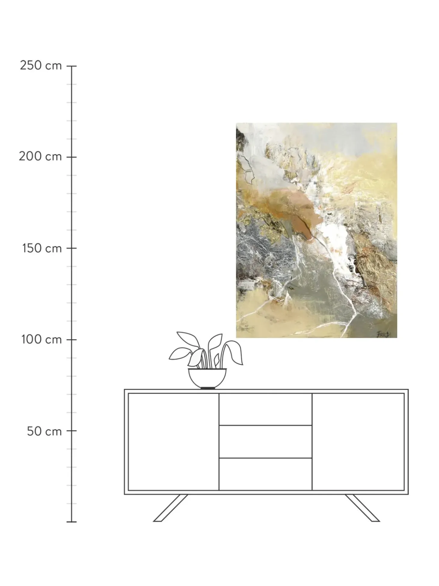 Stampa Su Tela Dipinta A Mano Sunny Days