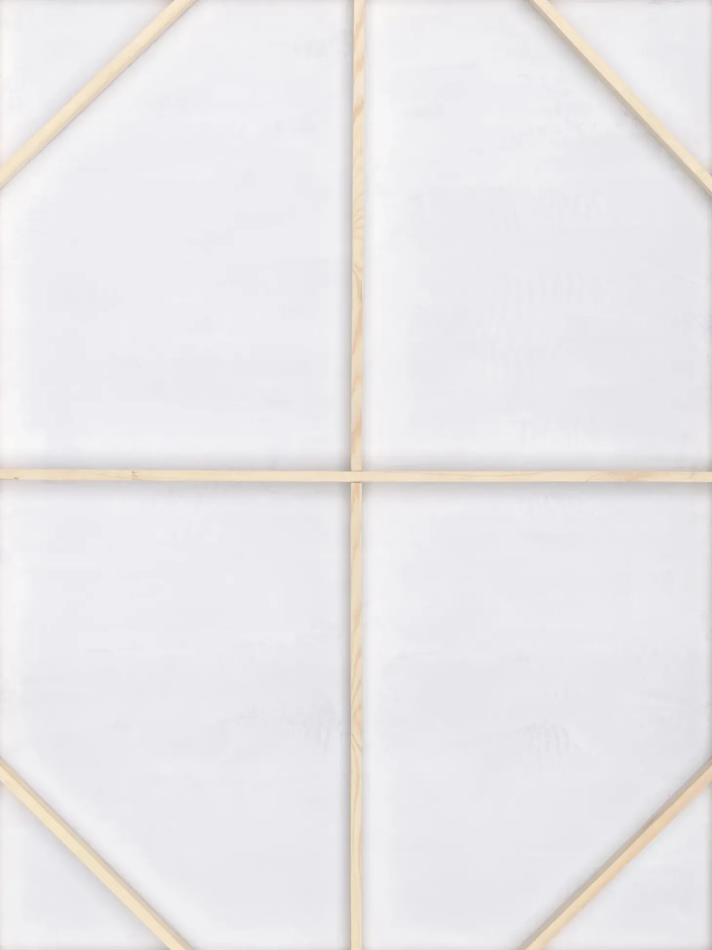 Stampa Su Tela Dipinta A Mano Con Cornice In Legno Abstract Horizon