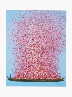 Stampa Su Tela Flower Boat