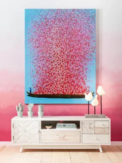 Stampa Su Tela Flower Boat