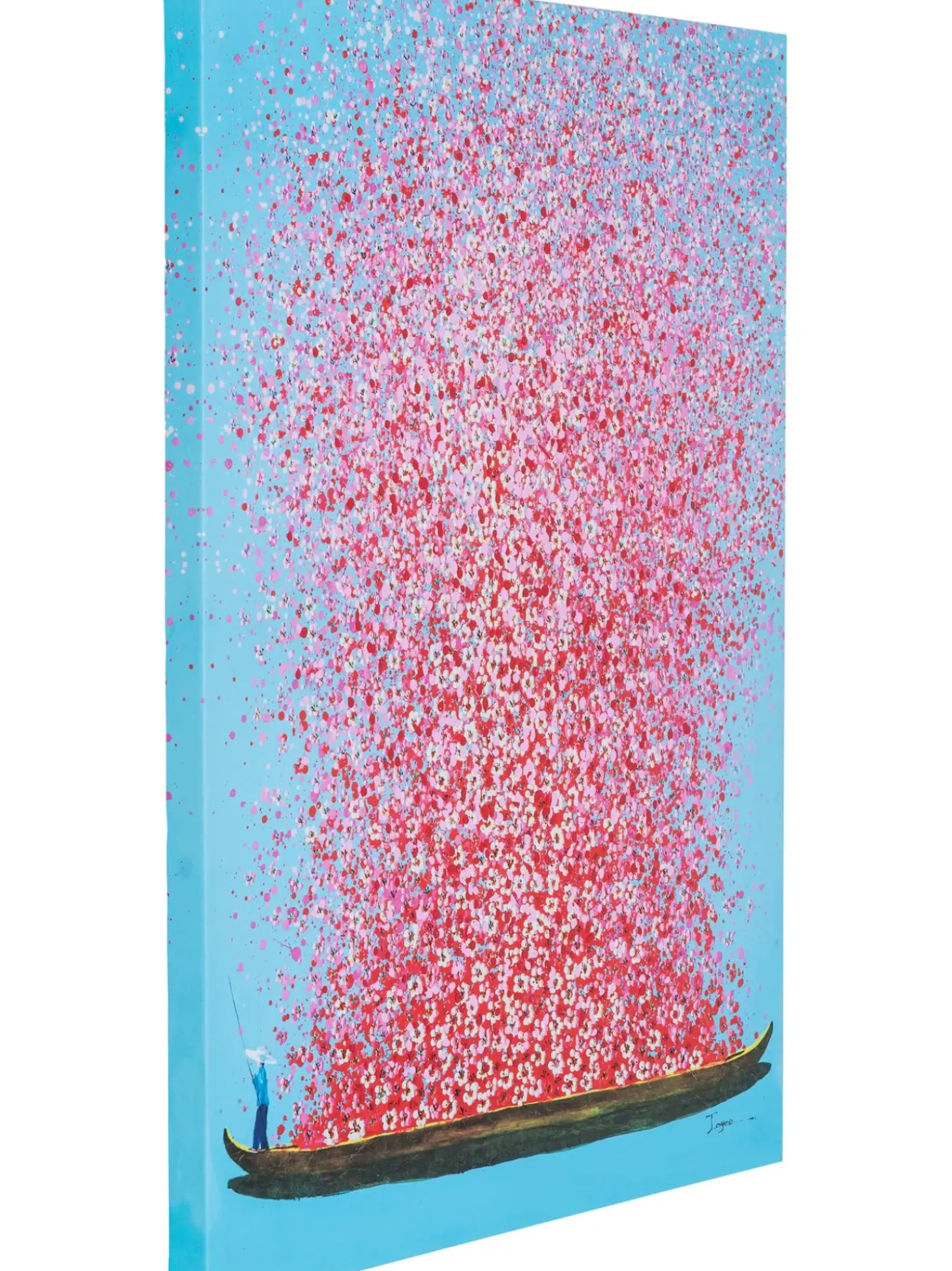 Stampa Su Tela Flower Boat