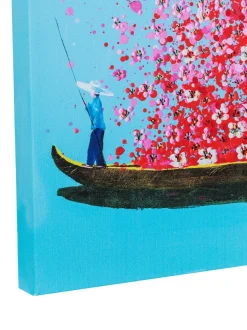 Stampa Su Tela Flower Boat