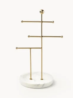 Stand Portagioie Con Base In Marmo Selina