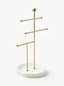 Stand Portagioie Con Base In Marmo Selina