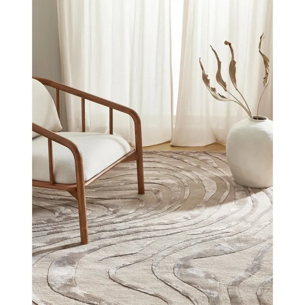 Tappeto A Pelo Corto Fatto A Mano Con Motivo A Rilievo Winola*Westwing Collection Clearance