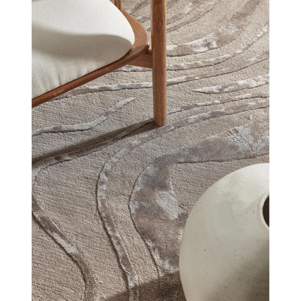 Tappeto A Pelo Corto Fatto A Mano Con Motivo A Rilievo Winola*Westwing Collection Clearance