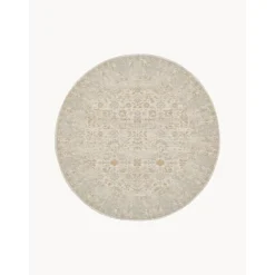 Tappeto In Ciniglia Rotondo Tessuto A Mano Loire*Westwing Collection Fashion