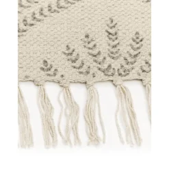 Tappeto In Cotone A Tessitura Piatta Con Bordo Sfrangiato Klara*Westwing Collection Fashion
