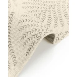 Tappeto In Cotone A Tessitura Piatta Con Bordo Sfrangiato Klara*Westwing Collection Fashion