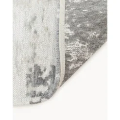 Tappeto In Cotone Argento/Grigio Chiaro Con Tessitura Piatta Louisa*Westwing Collection Fashion