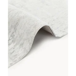 Tappeto In Cotone Argento/Grigio Chiaro Con Tessitura Piatta Louisa*Westwing Collection Fashion