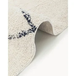 Tappeto In Cotone Fatto A Mano Con Motivo A Zigzag E Frange Asisa*Westwing Collection Sale