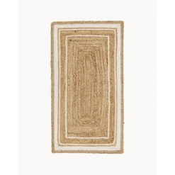 Tappeto In Juta Tessuto A Mano Clover*Westwing Collection Hot