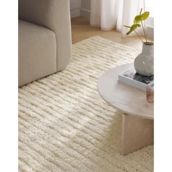 Tappeto In Lana A Pelo Lungo Tessuto A Mano Con Motivo A Rilievo Octavia*Westwing Collection Clearance