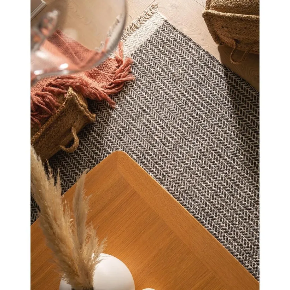 Tappeto In Lana Con Frange Kim*Benuta New