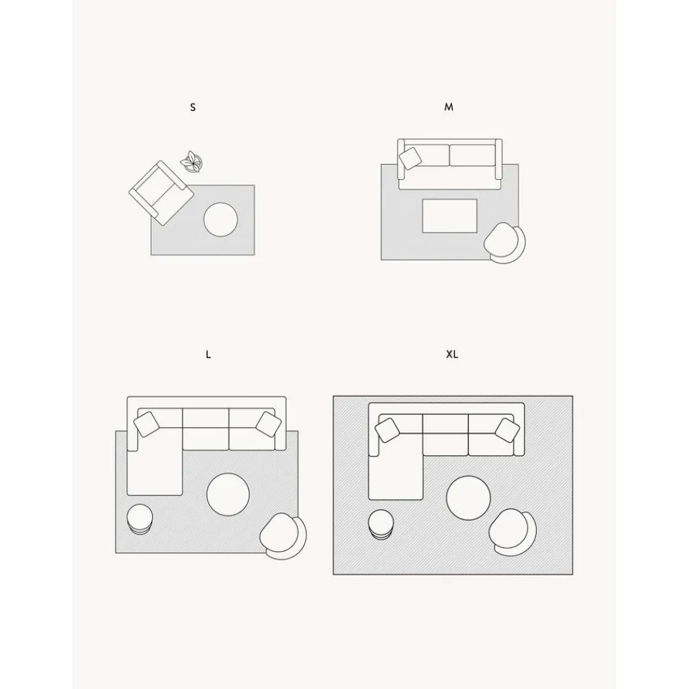 Tappeto In Lana Taftato A Mano Con Struttura Alta-Bassa Rory*Westwing Collection Outlet