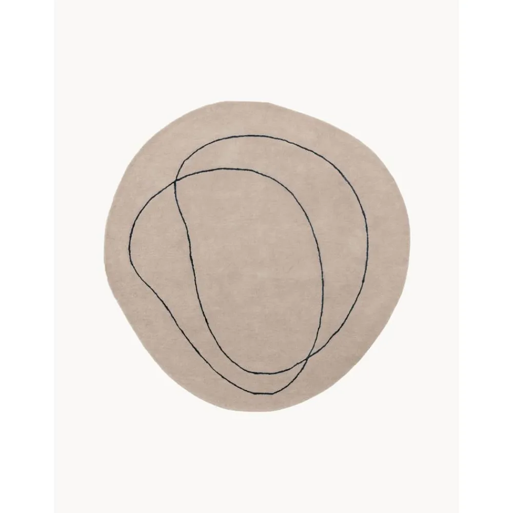 Tappeto In Lana Tessuto A Mano Dalla Forma Organica Shape*Benuta Online
