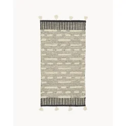 Tappeto In Lana Tessuto A Mano Con Frange Rue*Westwing Collection Outlet