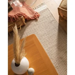 Tappeto In Lana Tessuto A Mano Con Frange Kim*Benuta New