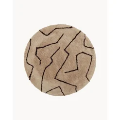 Tappeto Rotondo A Pelo Lungo Fatto A Mano Davin*Westwing Collection Clearance