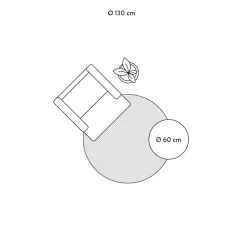 Tappeto Rotondo Da Interno-Esterno River*Benuta Clearance