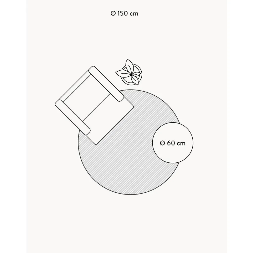 Tappeto Rotondo Da Interno-Esterno Toronto*Westwing Collection Discount