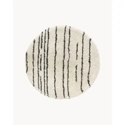 Tappeto Rotondo E Soffice A Pelo Lungo Fatto A Mano Dunya*Westwing Collection Outlet