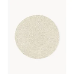 Tappeto Rotondo Fatto A Mano A Pelo Corto Realizzato Con Materiali Riciclati Eleni*Westwing Collection Best