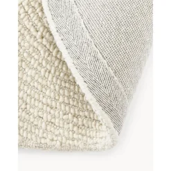 Tappeto Rotondo Fatto A Mano A Pelo Corto Realizzato Con Materiali Riciclati Eleni*Westwing Collection Best