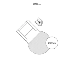 Tappeto Rotondo In Cotone Taftato A Mano Con Motivo Rombi Bina*Westwing Collection Sale