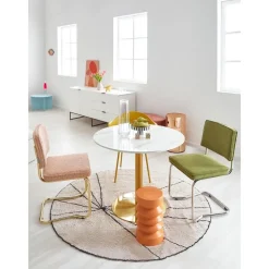 Tappeto Rotondo In Cotone Lavabile Trace*Lorena Canals Outlet