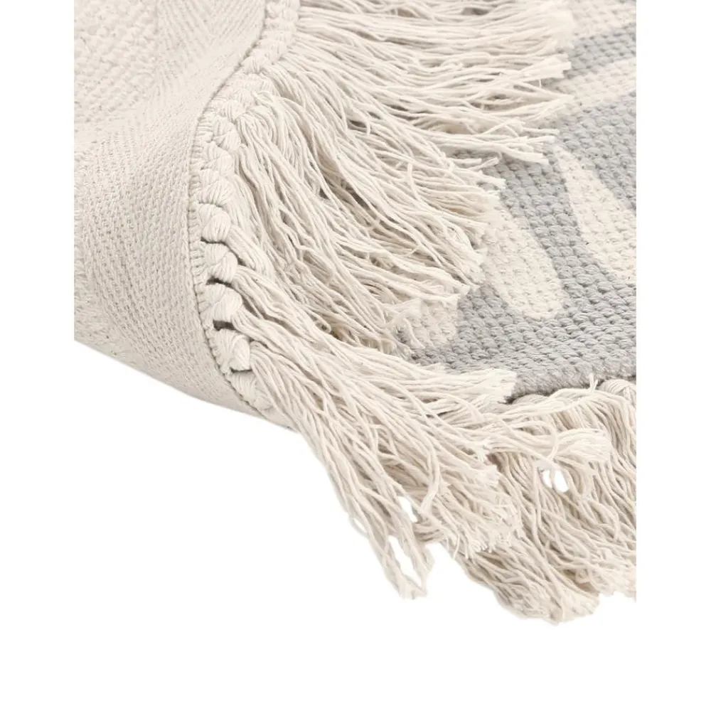 Tappeto Rotondo In Cotone Tessuto A Mano Benji*Westwing Collection Hot