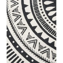 Tappeto Rotondo In Cotone Tessuto A Mano Benji*Westwing Collection New