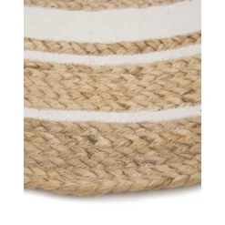 Tappeto Rotondo In Juta Fatto A Mano Clover*Westwing Collection Clearance