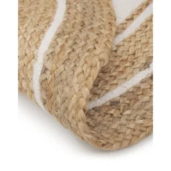 Tappeto Rotondo In Juta Fatto A Mano Clover*Westwing Collection Clearance
