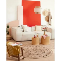 Tappeto Rotondo In Juta Fatto A Mano Shyam*Westwing Collection Clearance