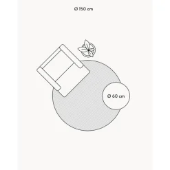 Tappeto Rotondo In Lana A Pelo Corto Fatto A Mano Jadie*Westwing Collection Fashion