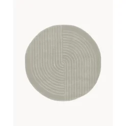 Tappeto Rotondo In Lana Fatto A Mano Mason*Westwing Collection Clearance