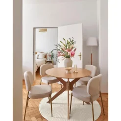 Tappeto Rotondo In Lana Tessuto A Mano Amaro*Westwing Collection Hot