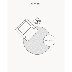 Tappeto Rotondo In Lana Tessuto A Mano Amaro*Westwing Collection Hot